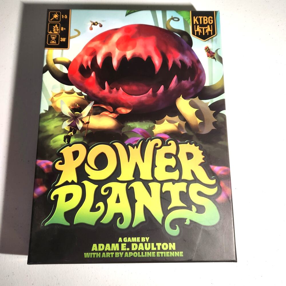 Power Plants by KTBG by Adam E Daulton Age 8+, 1-5 Player Artsy Un-played 2022